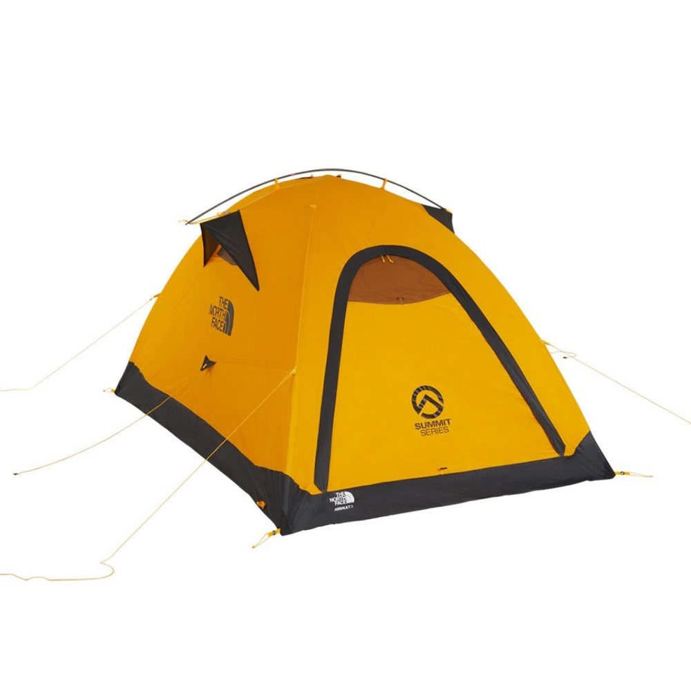 The North Face Summit Series Yellow and Black Tent